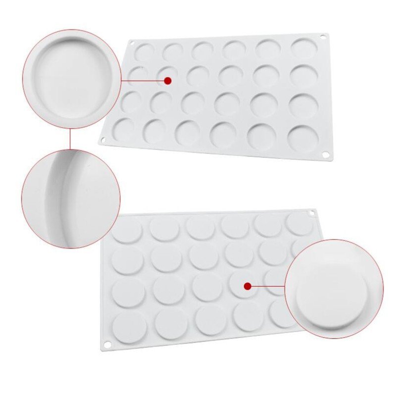 Khuôn silicone Làm Bánh 24 Lỗ Tiện Lợi