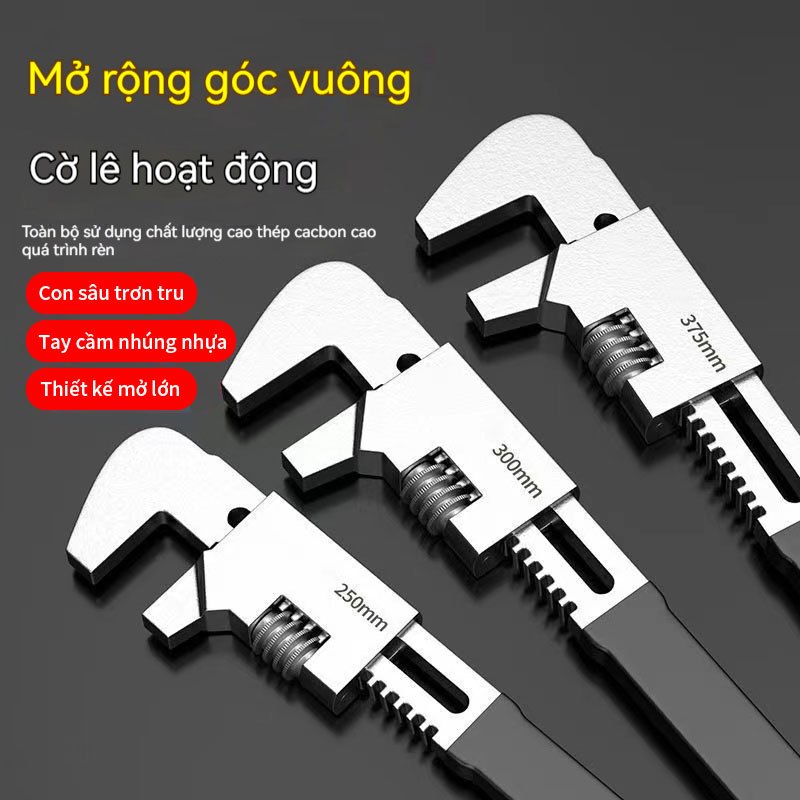 Cờ lê có thể điều chỉnh đường kính lớn Cờ lê góc phải đa chức năng ...