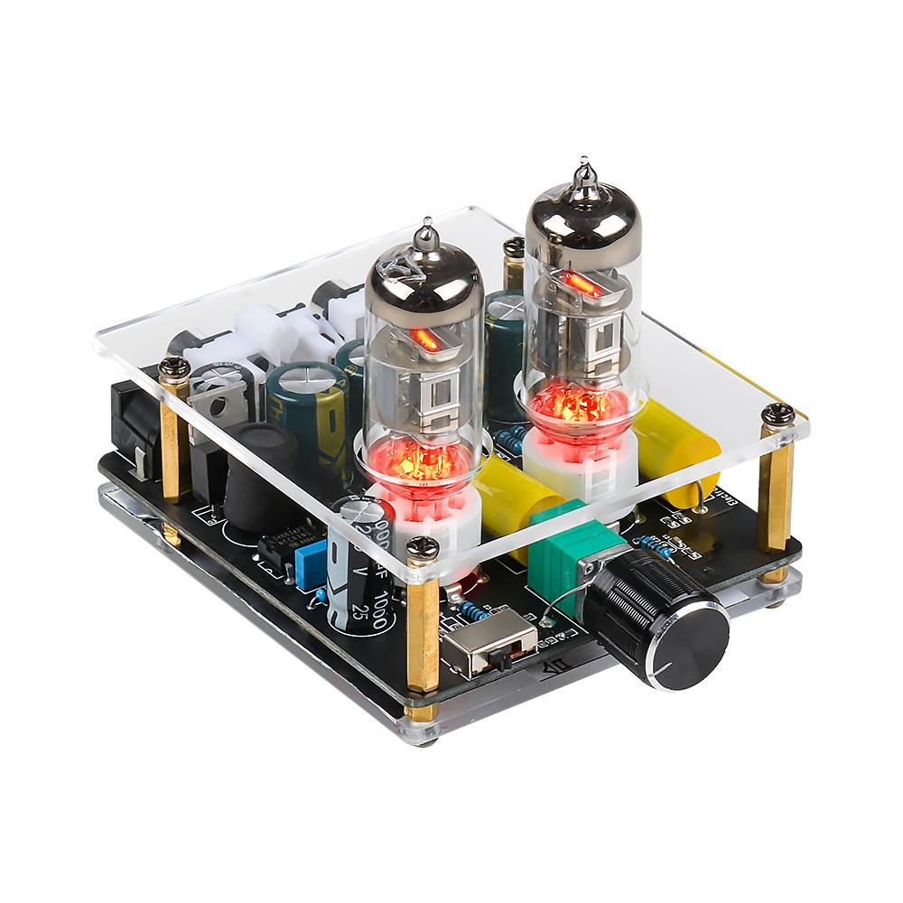 Aiyima Nâng cấp Bộ khuếch đại tiền khuếch đại ống 6A2 HiFi Preamp Bile Buffer Audio Amp Loa Khuếch đại âm thanh Rạp hát tại nhà DIY without supply power | BigBuy360 - bigbuy360.vn