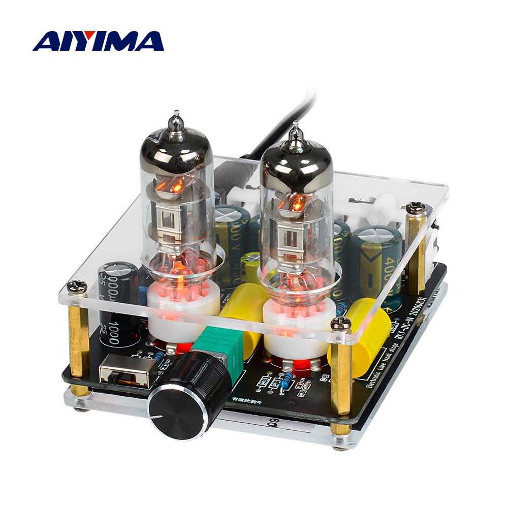 Aiyima Nâng cấp Bộ khuếch đại tiền khuếch đại ống 6A2 HiFi Preamp Bile Buffer Audio Amp Loa Khuếch đại âm thanh Rạp hát tại nhà DIY without supply power | BigBuy360 - bigbuy360.vn