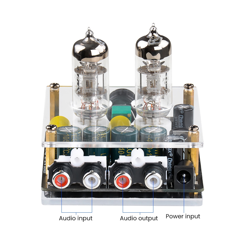 Aiyima Nâng cấp Bộ khuếch đại tiền khuếch đại ống 6A2 HiFi Preamp Bile Buffer Audio Amp Loa Khuếch đại âm thanh Rạp hát tại nhà DIY without supply power | BigBuy360 - bigbuy360.vn