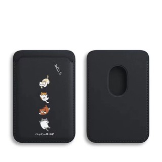 Hộp đựng thẻ họa tiết bốn con mèo cho iPhone15pro 15promax 14 14promax 14pro