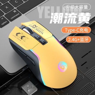 Chuột Sạc Không Dây Bluetooth Hai Chế Độ Yên Tĩnh Cho Máy Tính Để Bàn lzf0703