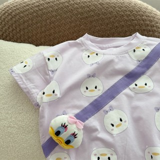 Bộ áo liền quần Cotton ngắn tay mùa hè cho bé trai bé gái Bộ áo liền quần kiểu Hàn Quốc (0-24 tháng)
