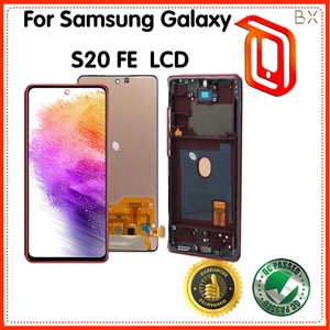 Màn hình LCD TFT đã được thử nghiệm cho Samsung Galaxy S20 FE có khung, LCD cho Samsung S20FE G781B G780 Màn hình thay thế bộ số hóa cảm ứng