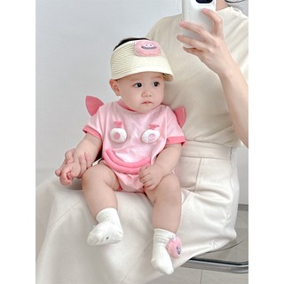 Thời Trang Mùa Hè TidInfants Rompers Bé Gái Tam Giác Romper Sơ Sinh Áo liền quần Bé Romper Quần Áo