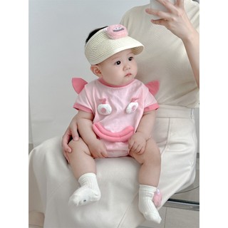 Thời Trang Mùa Hè TidInfants Rompers Bé Gái Tam Giác Romper Sơ Sinh Áo liền quần Bé Romper Quần Áo