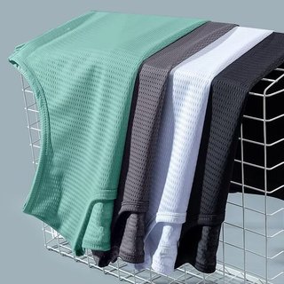 Áo vest nam Gksss Mùa hè mới Nhật Bản phong cách Harajuku băng lụa vải thể dục thể thao áo vest khô nhanh