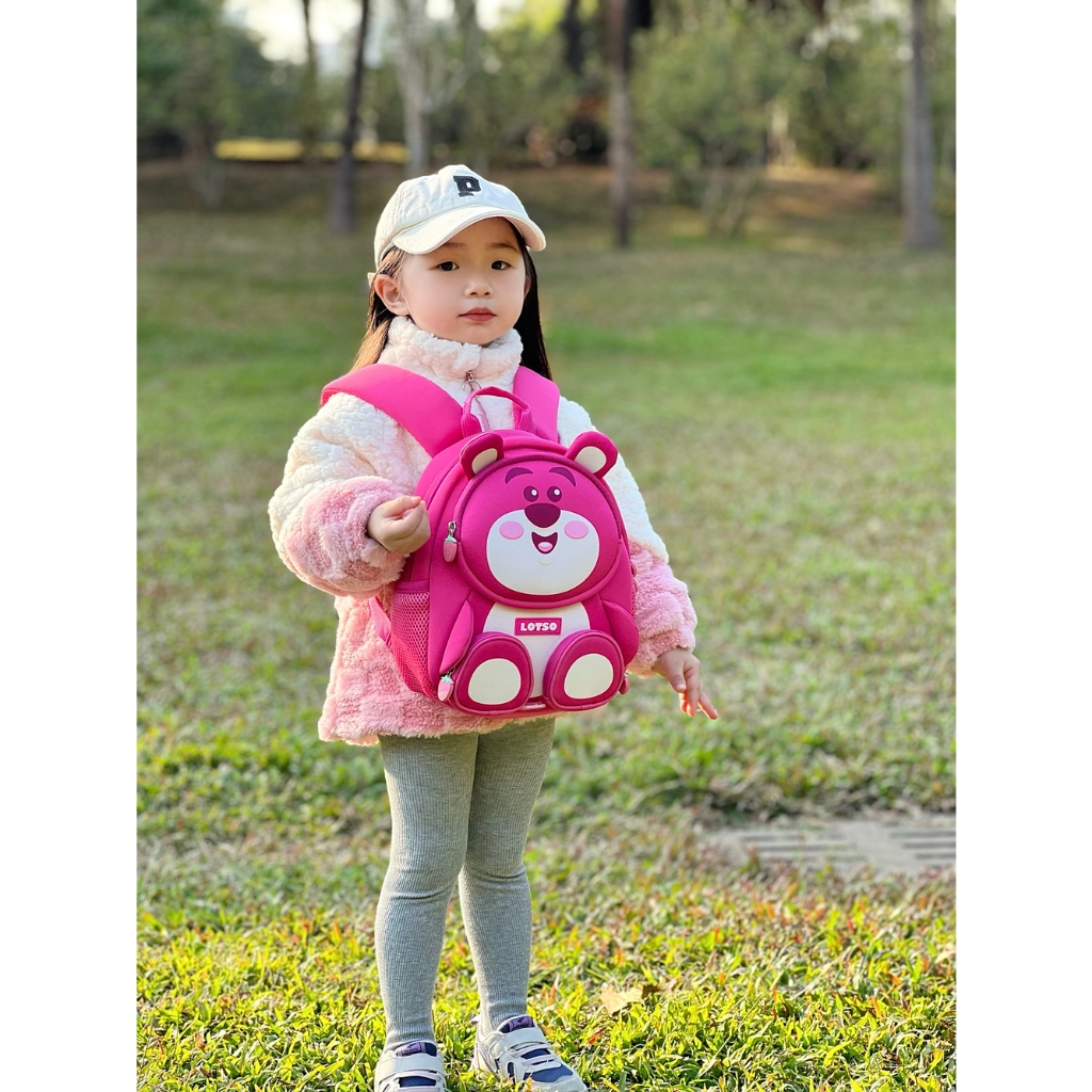 Disney Disney Mẫu Giáo Schoolbag Bé Gái Siêu Nhẹ Giảm Gánh Nặng Trẻ Em Dâu Gấu Đi Chơi Dễ Thương Trẻ Em Ba Lô Nhỏ