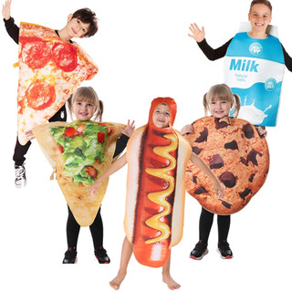 Thức Ăn Trẻ Em Linh Vật Trang Phục Halloween Bé Gái Ngộ Nghĩnh Hải Sản Mì Ăn Liền, Trang Phục Hóa Trang Trường Lễ Hội, Sân Khấu Biểu Diễn Lạ Mắt