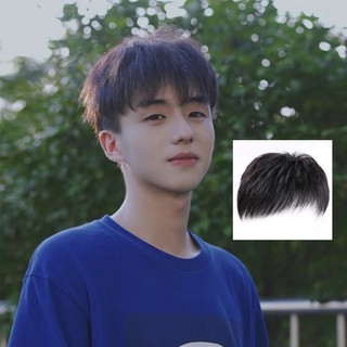 Toupee mềm mại thoáng khí không mùi cho nam hói, không tổn thương tóc