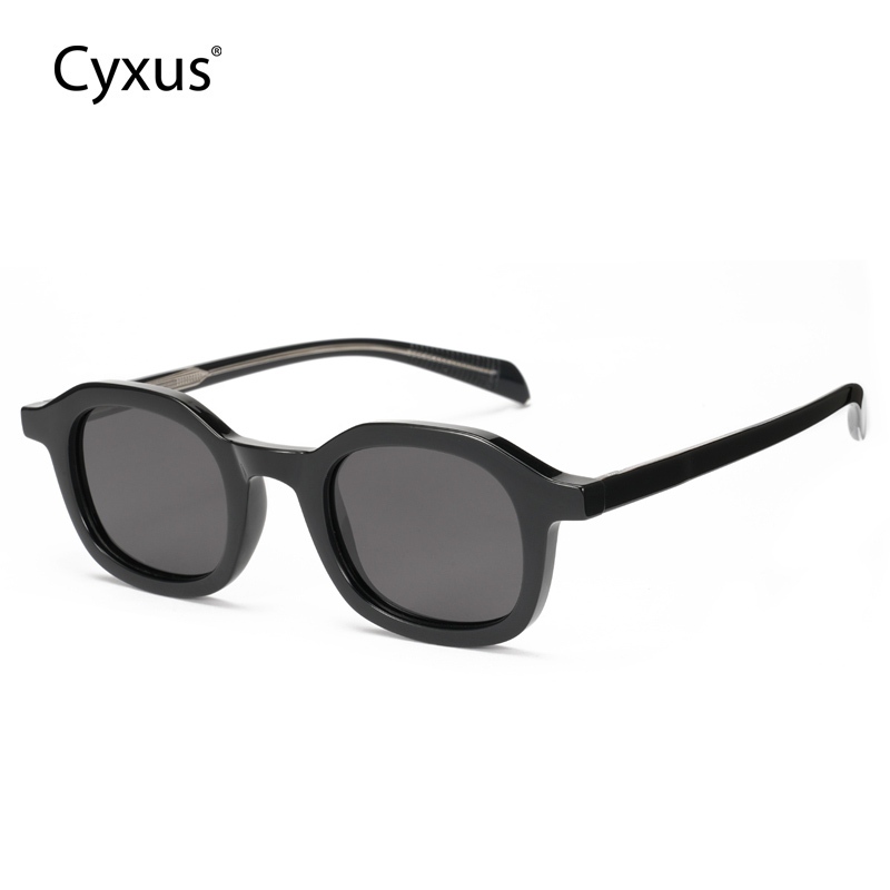 Cyxus Kính Phân Cực UV400 Cho Nam Nữ Gọng TR90 Oval Thời Trang Retro Chống Lóa Hoàn Hảo Đi Chơi Ngoài Trời P1559