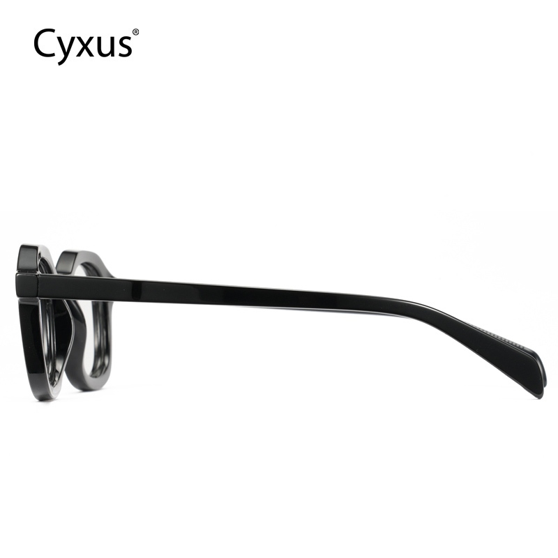 Cyxus Kính Cận Oval Chống Ánh Sáng Xanh Unisex Gọng Đa Giác TR90 Siêu Nhẹ Bảo Vệ Mắt Khi Dùng Máy Tính Chơi Game 8559