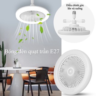 Quạt trần Led CANMEIJIA có đèn E27 Đế 3 màu Đèn trần Điều khiển từ xa Đèn quạt hương liệu có thể điều chỉnh độ sáng Đèn trần thông minh 24W / 30W Bóng đèn Led im lặng Thời gian chiếu sáng nhà f