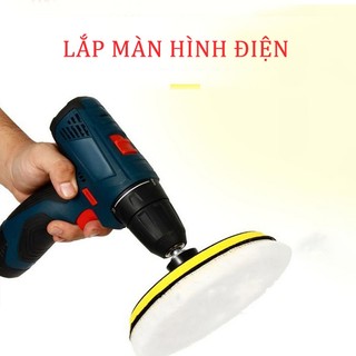 Set 5 miếng đánh bóng SEAMETAL bằng len 3/4/5inch cho xe máy ô tô