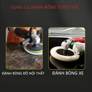 Set 5 miếng đánh bóng SEAMETAL bằng len 3/4/5inch cho xe máy ô tô