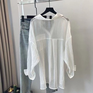 Phong Cách Hàn Quốc Nữ Nữ Áo Sơ Mi Dài Tay Baju Baju Wanita Lengan Panjang
