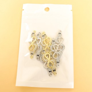 10 Chiếc Sáng Tạo Vô Cực Biểu Tượng Thiết Kế Kim Cương Giả Inlay Hình Rắn Kết Nối Cá Tính Phong Cách Punk Vòng Tay Vòng Cổ Vòng Chân Và Trang Trí Tiệc DIY Đôi Nhẫn Mặt Dây Chuyền