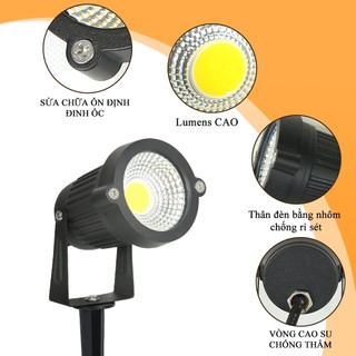 CANMEIJIA Đèn LED bãi cỏ IP65 Đèn đựng cây chống nước 5w 10w Ngoài Trời Rọi Cây