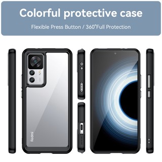 Ốp Lưng Cho Xiaomi 12T 12 Pro Ốp Lưng Cứng Trong Suốt Cho Xiaomi 12X 12s 12 Lite Ptection Ốp Lưng Chống Sốc