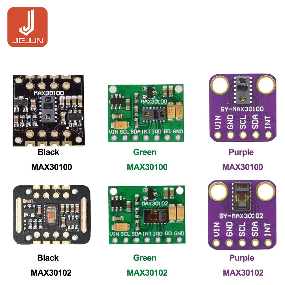 Max30100 MAX30102 Mô-đun cảm biến nhịp tim Phát hiện xung Nồng độ oxy ...