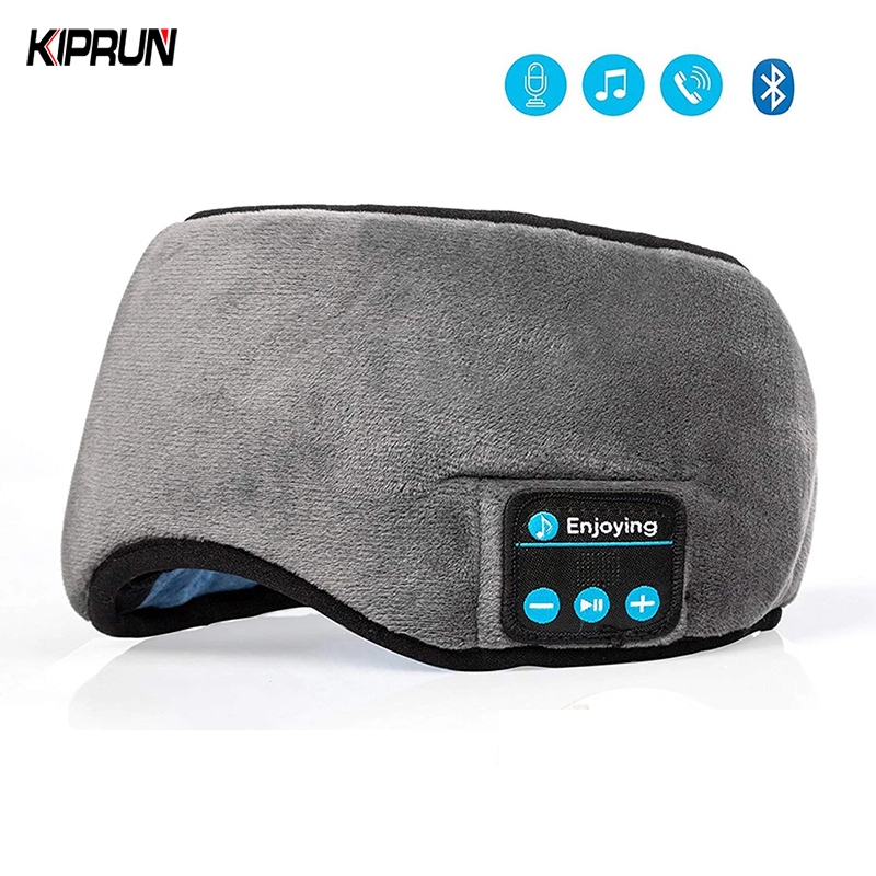 Kiprun Bluetooth Sleep Eye Mask Tai nghe không dây Vỏ mắt ngủ bằng vải ...