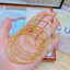 Vòng tay titan không gỉ mạ vàng 18k thiết kế hoạ tiết lấp lánh thời trang trẻ trung dành cho nữ