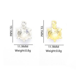 10 Chiếc Mùa Hè Bán Chạy Dễ Thương Nhiều Màu Sắc Rùa Men Quyến Rũ Cho DIY Sống Động Chủ Đề Đại Dương Trang Sức Hợp Thời Trang Vòng Cổ Vòng Tay Bông Tai Móc Khóa Làm Sinh Vật Biển Nhỏ Giọt Dầu Hợp Kim Mặt Dây Chuyền