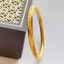 Vòng tay titan cao cấp không gỉ mạ vàng 24k khắc chữ phúc phong cách thời trang cổ điển sang trong dành cho nữ