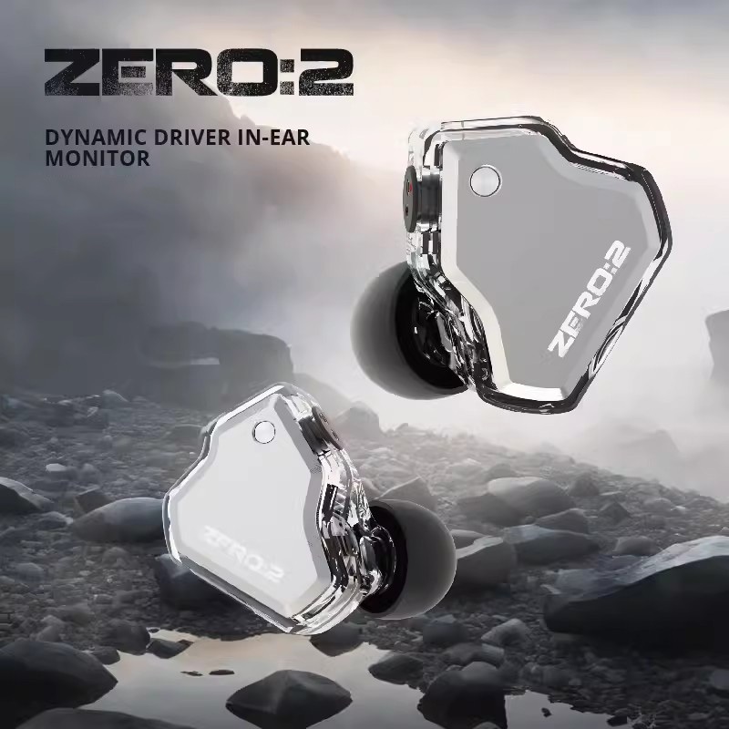 Tai nghe thế hệ 7Hz x Crinacle Zero 2 Cập nhật Trình điều khiển động 10mm Tai nghe có dây Tai nghe chơi game có cáp IEM OFC dành cho nhạc sĩ
