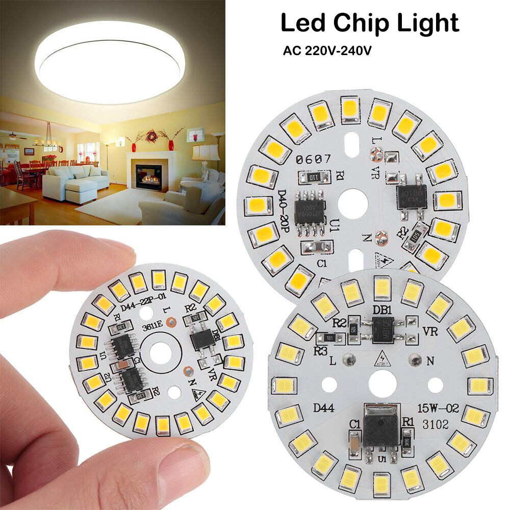 Bóng Đèn Chip LED 3W 5W 7W 9W 12W 15W SMD Bóng Đèn Tròn Chip Mô Đun Hạt ...