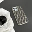 Ốp điện thoại chất liệu vải họa tiết cổ điển sang trọng FF cho iphone 16 Pro Max 15 Pro Max i15 14 Pro Max 14 13 Pro Max 11 Pro Max 12 Pro Max Ốp lưng bảo vệ