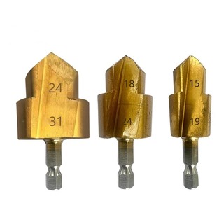 Nâng PPR 20 / 25 / 32mm, Mũi khoan bước, Công cụ kết nối ống nước hình lục giác, Quy trình mở đầy đủ
