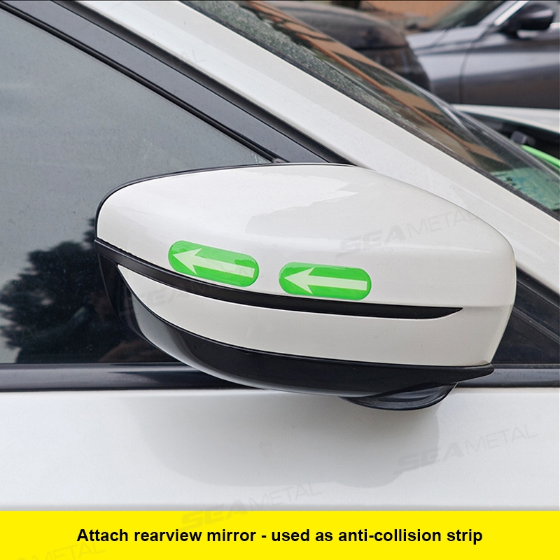 dán phản quang SEAMETAL Nội Thất Phán Quyết Định Hướng Mũi Tên Nhãn Lái Xe Ô Tô Decal Cảnh Báo Ban Đêm Ký