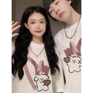 HIIXIIVI Thương Hiệu Mới 100% Cotton Unisex Áo Thun Nữ Tay Ngắn Nam Nữ Baggy Cổ Tròn Rời In Độc Đáo Cặp Đôi Tee