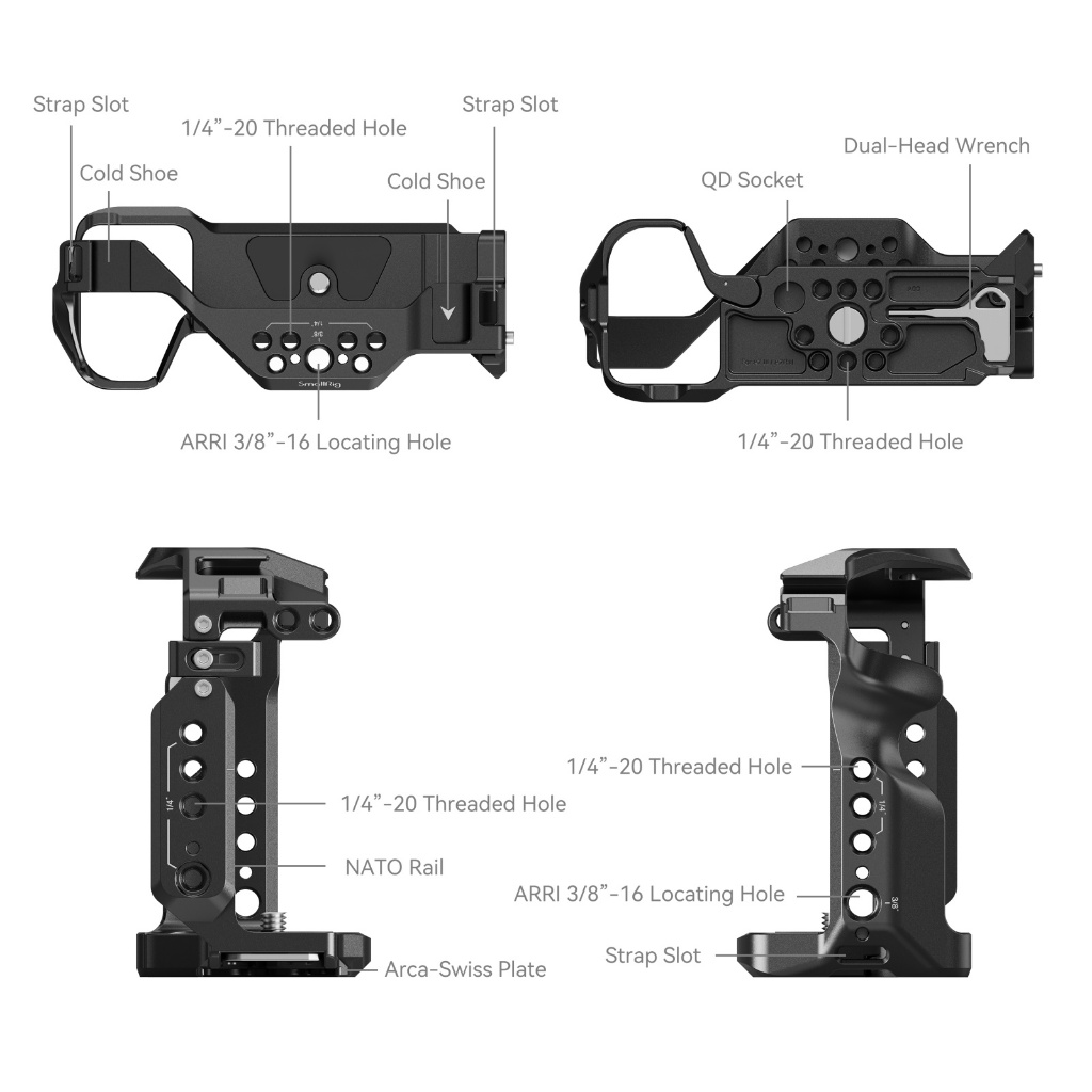 SmallRig Cage rig Khung máy ảnh Cho Sony A7RIII/A7M3/A7III 2087 ...