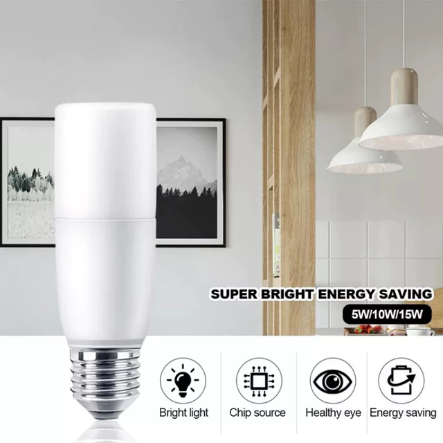 E27 Bóng Đèn Led Cho Gia Đình Bóng Đèn Dính Bóng Đèn Ánh Sáng Ban Ngày Siêu Sáng Mentol Lampu Led Rumah Nhỏ 20w 15w 10w 5w Cho Đèn Downlight Led Đèn Trần Bàn Mặt Dây Chuyền Đèn Thay Thế Dính B