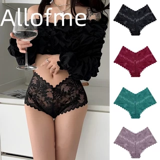 Allofme Nữ Quần Lót Ren Gợi Cảm Thiết Kế Quần Lót Quần Lót Mềm Mại Và Thoáng Khí