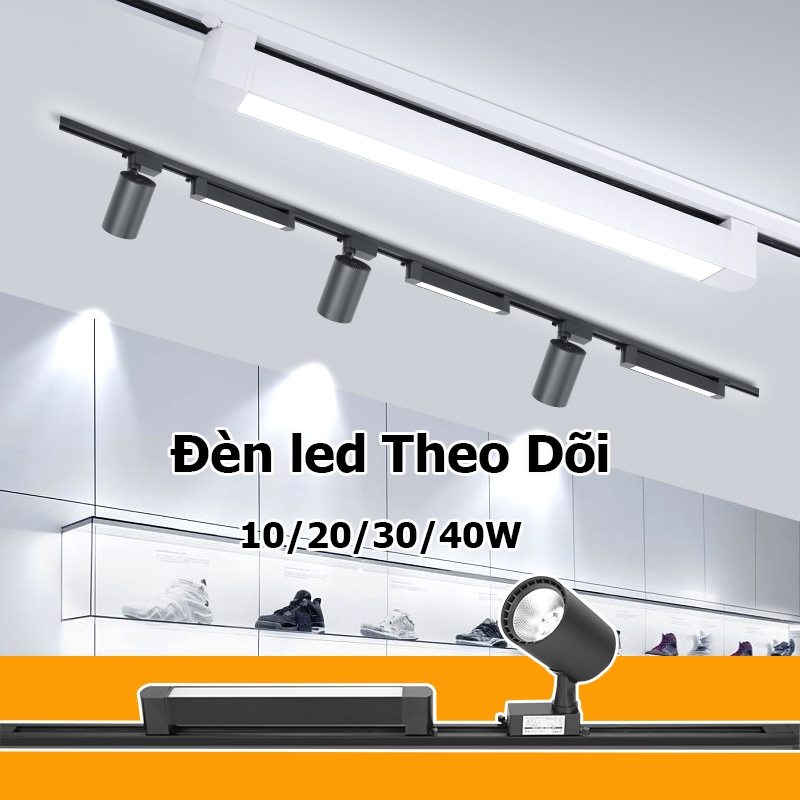 Bộ Đèn Rọi Ray Tiêu Điểm Rọi Spotlight Led Theo Dõi Gắn Trần Nhà Trang ...