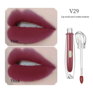 CATKIN Fairy Tale Liquid Lipstick Lip Glaze Nhung mờ trà nâu màu đỏ nhung 1.5g