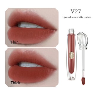 CATKIN Fairy Tale Liquid Lipstick Lip Glaze Nhung mờ trà nâu màu đỏ nhung 1.5g