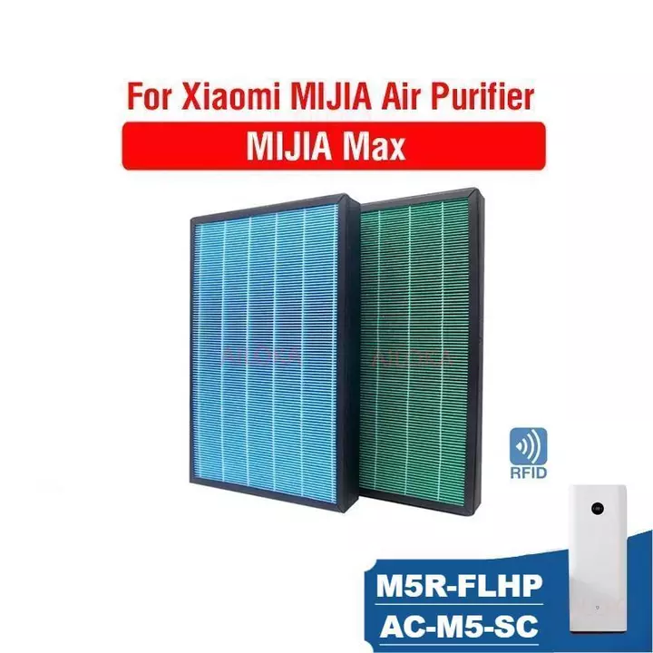 【Bộ lọc HEPA】2 PCS Bộ lọc thay thế cho máy lọc không khí For Xiaomi Mijia MAX PRO HEPA Carbon Bộ lọc hấp thụ formaldehyde M5R-FLHP AC-M5-SC Air Purifier MAX Pro