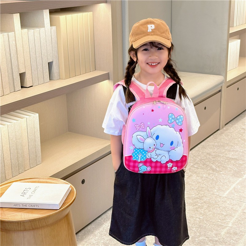 Trẻ mới biết đi Bé Trai Bé Gái Ba Lô Dễ Thương Hoạt Hình Đi Học Ba Lô Dung Tích Lớn Vỏ Cứng Túi Đeo Vai 3-6 Tuổi