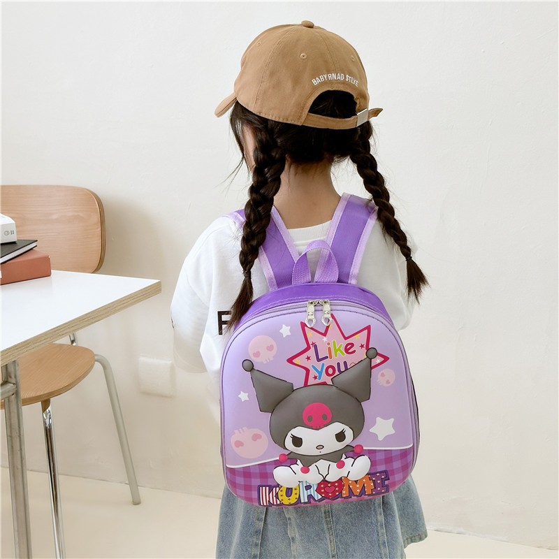 Trẻ mới biết đi Bé Trai Bé Gái Ba Lô Dễ Thương Hoạt Hình Đi Học Ba Lô Dung Tích Lớn Vỏ Cứng Túi Đeo Vai 3-6 Tuổi