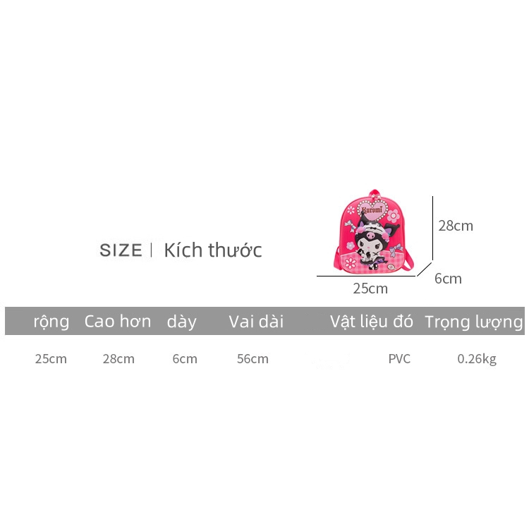 Trẻ mới biết đi Bé Trai Bé Gái Ba Lô Dễ Thương Hoạt Hình Đi Học Ba Lô Dung Tích Lớn Vỏ Cứng Túi Đeo Vai 3-6 Tuổi