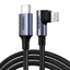 Ugreen 90 Độ Góc Phải MFI USB-C Sang Lightning Cáp Nylon Bện Nguồn Nhanh Cáp Giao Hàng Cho iPhone 13 / 12 / 11 / 8 Pro Max iPhone 14 / 14 Max / 14 Pro / Pro Max