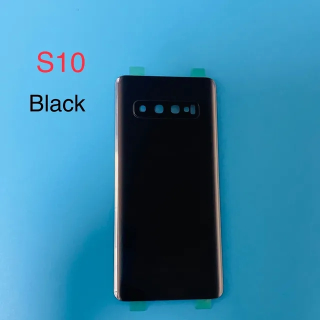 Dành Cho Samsung Galaxy S10 / S10 + / S10E Ốp điện thoại Pin Kính Phía Sau Vỏ Phụ Kiện Thay Thế + Ống Kính Máy Ảnh Cho S 10 10Plus 10E