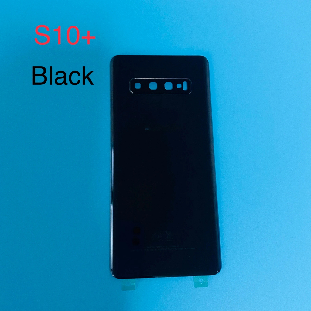 Dành Cho Samsung Galaxy S10 / S10 + / S10E Ốp điện thoại Pin Kính Phía Sau Vỏ Phụ Kiện Thay Thế + Ống Kính Máy Ảnh Cho S 10 10Plus 10E