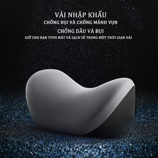 SEAMETAL Gối tựa cao su non + vỏ cotton thoáng khi hàng cao cấp siêu đàn hồi