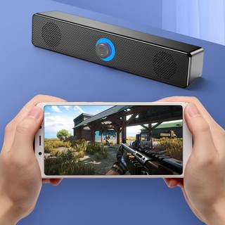 Máy tính để bàn Mini, hệ thống âm thanh, văn phòng, nhà, máy tính xách tay để bàn, loa nhỏ Bluetooth có dây, loa siêu trầm
